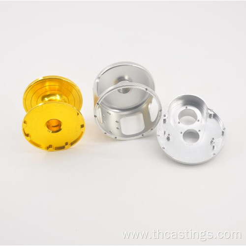 custom fabrication cnc machining aluminium fishing reel part